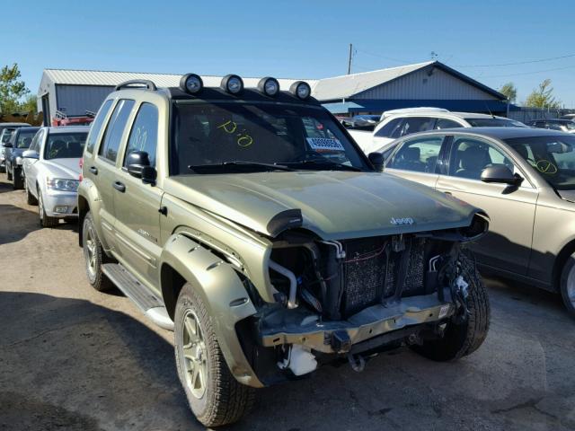 1J4GL38K72W332721 - 2002 JEEP LIBERTY RE GREEN photo 1