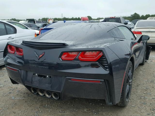 1G1YB2D79H5114957 - 2017 CHEVROLET CORVETTE S BLACK photo 4