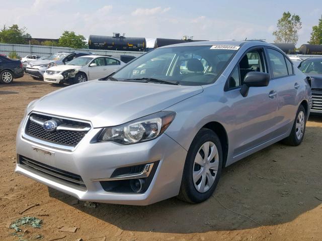 JF1GJAA66FH018412 - 2015 SUBARU IMPREZA SILVER photo 2