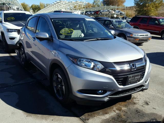 3CZRU6H59JG725408 - 2018 HONDA HR-V EX SILVER photo 1