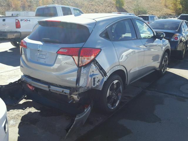 3CZRU6H59JG725408 - 2018 HONDA HR-V EX SILVER photo 4