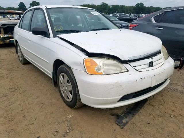 2HGES165X3H528414 - 2003 HONDA CIVIC LX WHITE photo 1