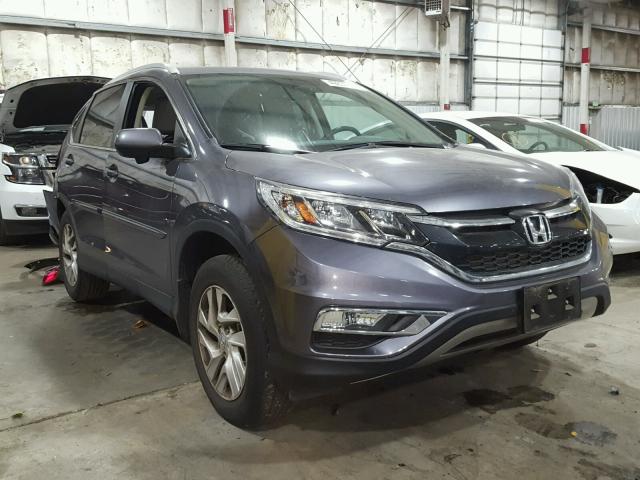 2HKRM4H74GH632064 - 2016 HONDA CR-V EXL SILVER photo 1