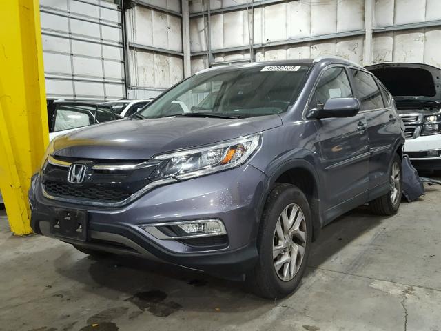 2HKRM4H74GH632064 - 2016 HONDA CR-V EXL SILVER photo 2