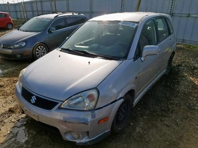 JS2RC61H855302769 - 2005 SUZUKI AERIO SX SILVER photo 2