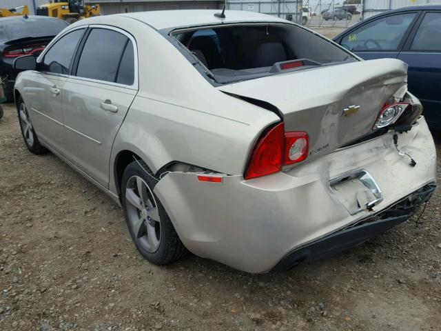 1G1ZC5E13BF366962 - 2011 CHEVROLET MALIBU 1LT ოქროსფერი ფოტო 3