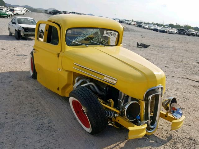 98RC419360 - 1950 FORD F-1 YELLOW photo 1