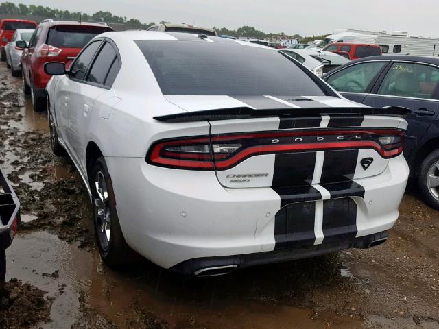 2C3CDXFG7FH748963 - 2015 DODGE CHARGER SE WHITE photo 3