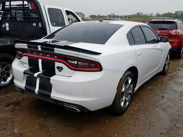 2C3CDXFG7FH748963 - 2015 DODGE CHARGER SE WHITE photo 4