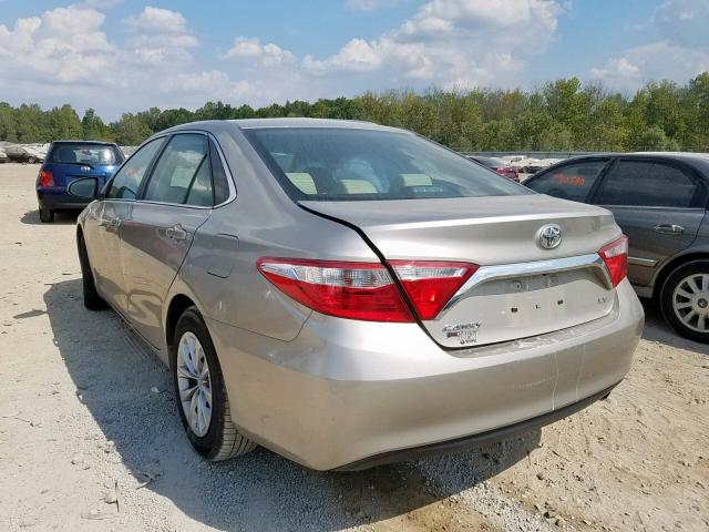 4T4BF1FK0GR518510 - 2016 TOYOTA CAMRY LE BEIGE photo 3
