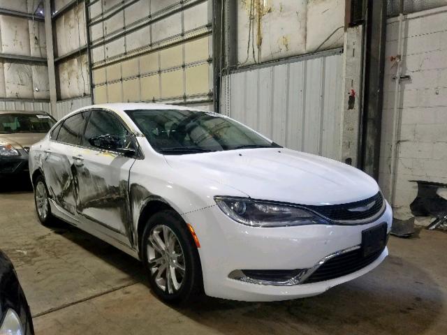 1C3CCCAB9GN164757 - 2016 CHRYSLER 200 LIMITE WHITE photo 1