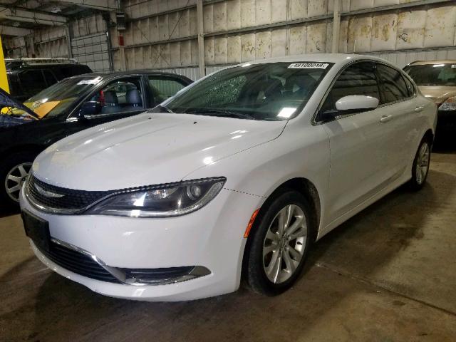 1C3CCCAB9GN164757 - 2016 CHRYSLER 200 LIMITE WHITE photo 2