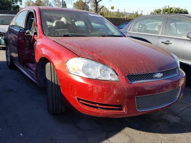 2G1WB5E38E1158840 - 2014 CHEVROLET IMPALA LIM RED photo 1