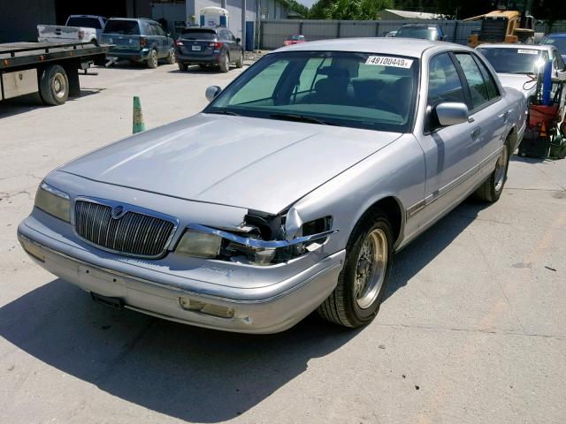 2MELM74W9VX706111 - 1997 MERCURY GRAND MARQ SILVER photo 2