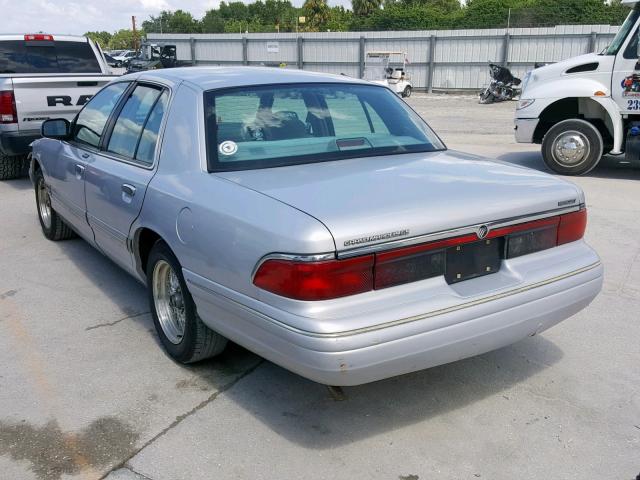 2MELM74W9VX706111 - 1997 MERCURY GRAND MARQ SILVER photo 3