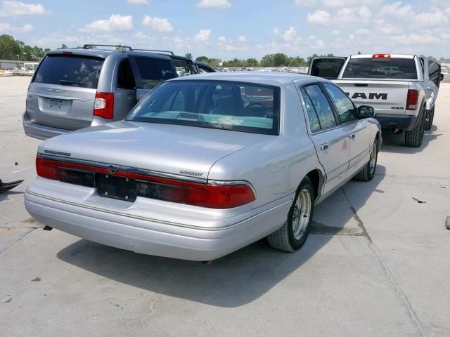 2MELM74W9VX706111 - 1997 MERCURY GRAND MARQ SILVER photo 4