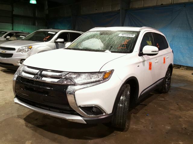 JA4JZ4AX1GZ026801 - 2016 MITSUBISHI OUTLANDER WHITE photo 2