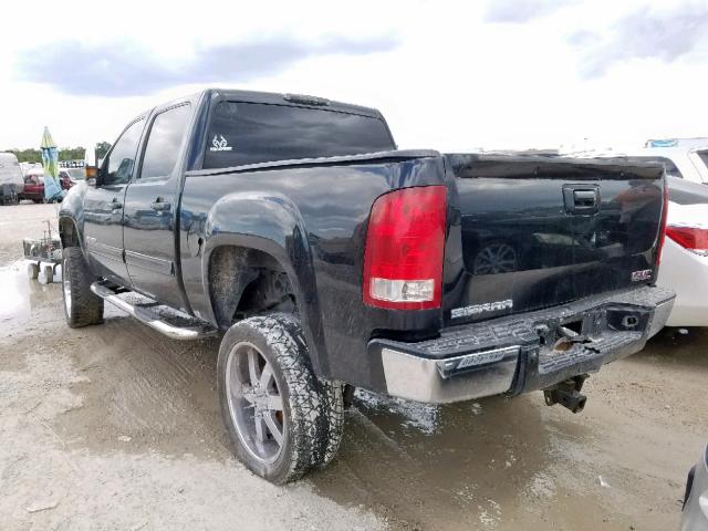 3GTEC13C08G111292 - 2008 GMC SIERRA C15 BLACK photo 3