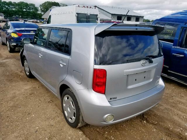 JTLKE50E991096838 - 2009 TOYOTA SCION XB ვერცხლისფერი ფოტო 3