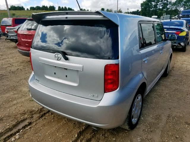 JTLKE50E991096838 - 2009 TOYOTA SCION XB ვერცხლისფერი ფოტო 4