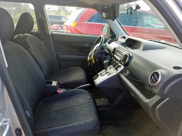 JTLKE50E991096838 - 2009 TOYOTA SCION XB ვერცხლისფერი ფოტო 5