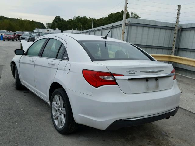 1C3CCBBB5CN131676 - 2012 CHRYSLER 200 TOURIN WHITE photo 3