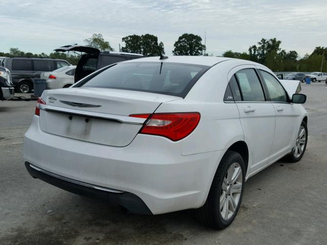 1C3CCBBB5CN131676 - 2012 CHRYSLER 200 TOURIN WHITE photo 4