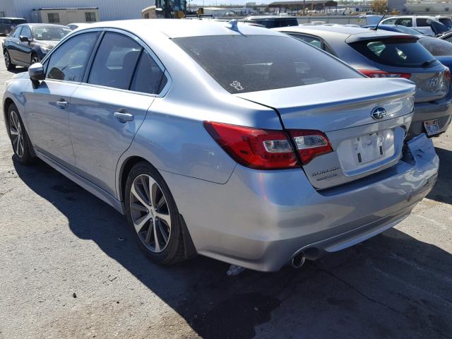 4S3BNEN62G3034258 - 2016 SUBARU LEGACY 3.6 SILVER photo 3