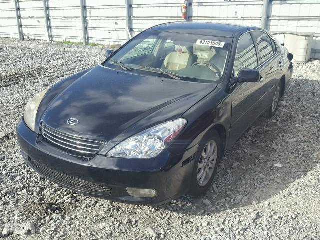 JTHBF30GX25000243 - 2002 LEXUS ES 300 BLACK photo 2