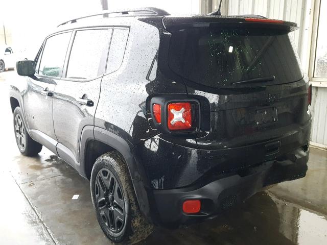 ZACCJBAB4JPH59378 - 2018 JEEP RENEGADE S BLACK photo 3