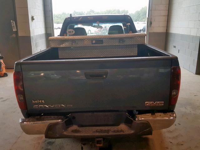 1GTCS149478153904 - 2007 GMC CANYON BLUE photo 6