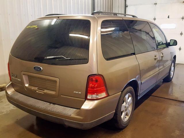 2FMZA57685BA85599 - 2005 FORD FREESTAR S TAN photo 4