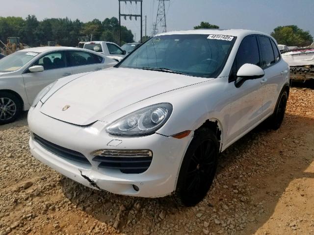 WP1AB2A25CLA46337 - 2012 PORSCHE CAYENNE S WHITE photo 2