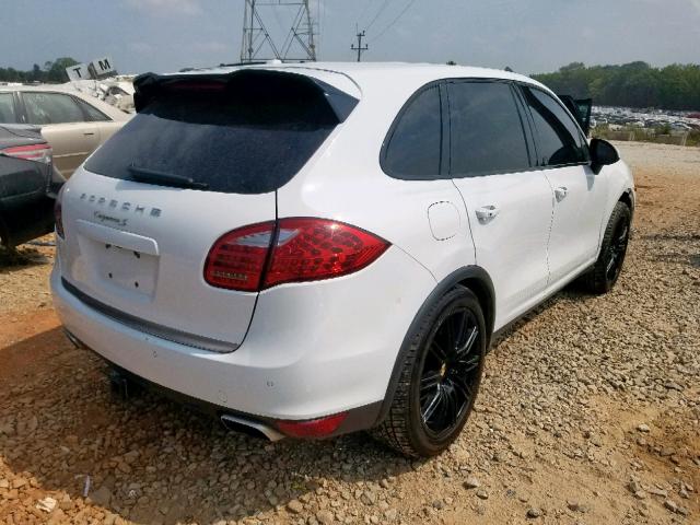 WP1AB2A25CLA46337 - 2012 PORSCHE CAYENNE S WHITE photo 4