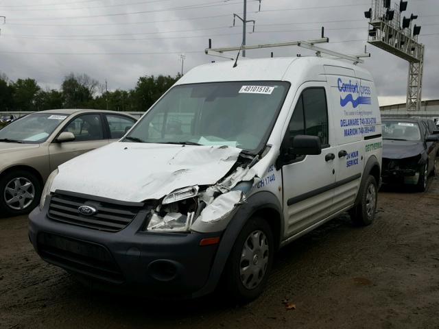 NM0LS7AN6DT160363 - 2013 FORD TRANSIT CO WHITE photo 2