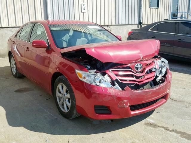 4T4BF3EK8BR128728 - 2011 TOYOTA CAMRY BASE RED photo 1