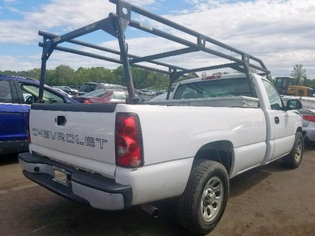 3GCEC14X66G274107 - 2006 CHEVROLET SILVERADO WHITE photo 4