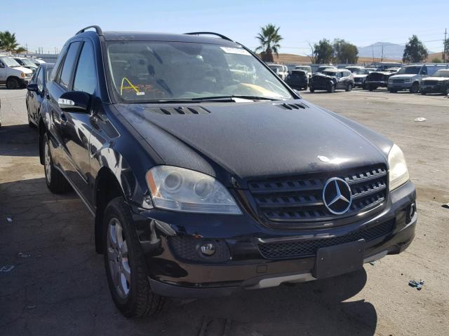 4JGBB86E36A001565 - 2006 MERCEDES-BENZ ML 350 BLACK photo 1