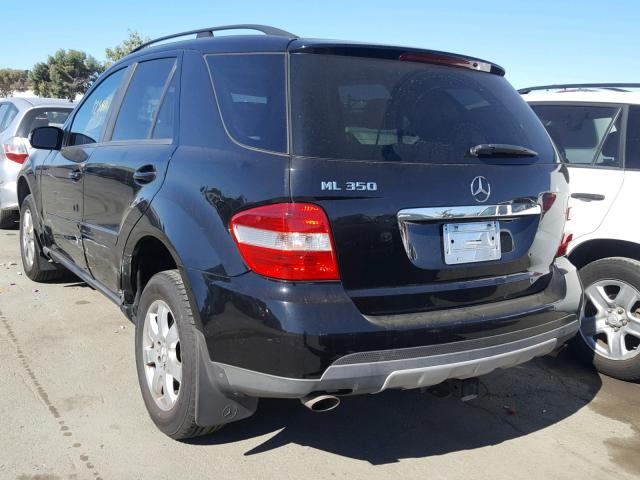 4JGBB86E36A001565 - 2006 MERCEDES-BENZ ML 350 BLACK photo 3