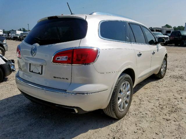 5GAKRCKD1DJ123002 - 2013 BUICK ENCLAVE WHITE photo 4