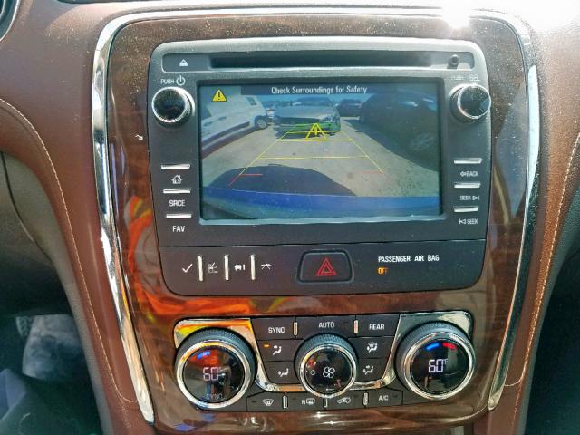 5GAKRCKD1DJ123002 - 2013 BUICK ENCLAVE WHITE photo 9