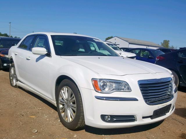 2C3CCARG5EH383659 - 2014 CHRYSLER 300 WHITE photo 1