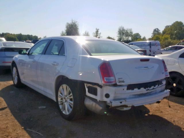 2C3CCARG5EH383659 - 2014 CHRYSLER 300 WHITE photo 3