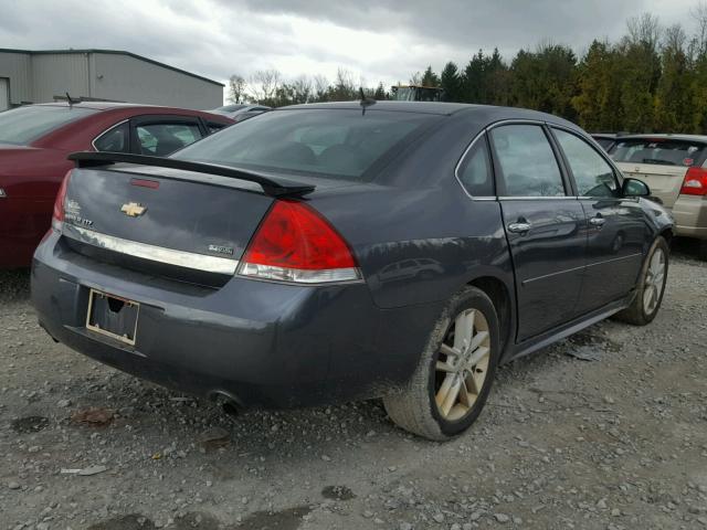 2G1WC5EM8B1100938 - 2011 CHEVROLET IMPALA LTZ GRAY photo 4