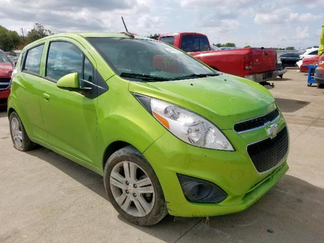 KL8CA6S9XEC492267 - 2014 CHEVROLET SPARK LS GREEN photo 1