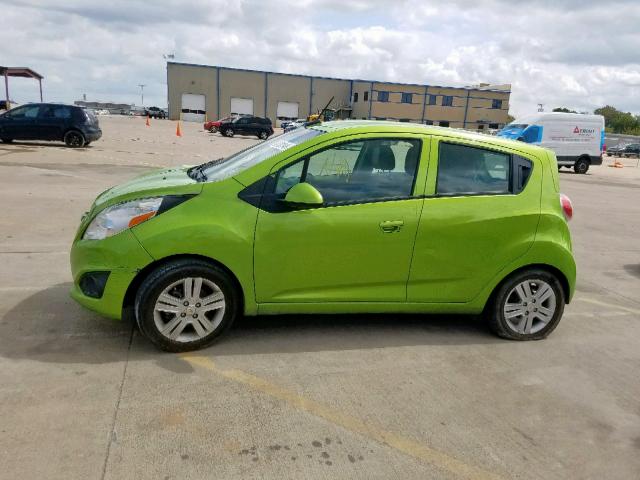 KL8CA6S9XEC492267 - 2014 CHEVROLET SPARK LS GREEN photo 9