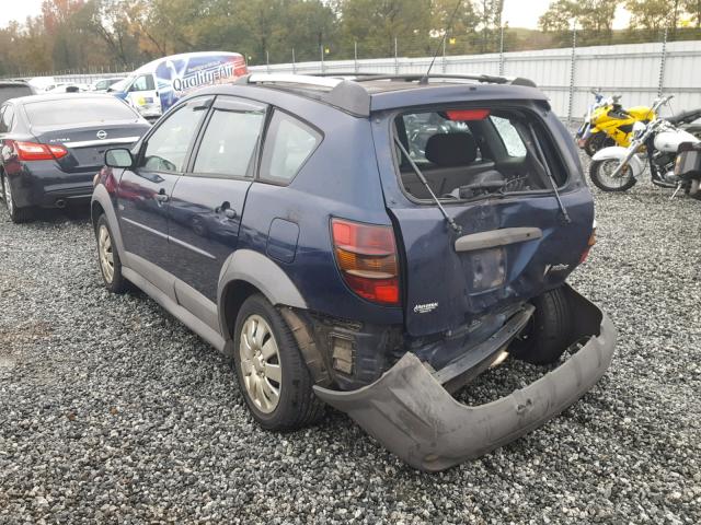 5Y2SL62864Z448606 - 2004 PONTIAC VIBE BLUE photo 3