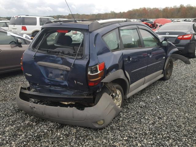 5Y2SL62864Z448606 - 2004 PONTIAC VIBE BLUE photo 4