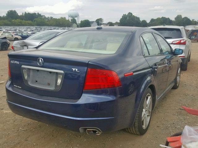 19UUA662X6A071690 - 2006 ACURA 3.2TL BLUE photo 4