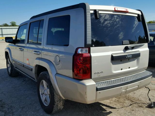 1J8HG48K08C105328 - 2008 JEEP COMMANDER BEIGE photo 3